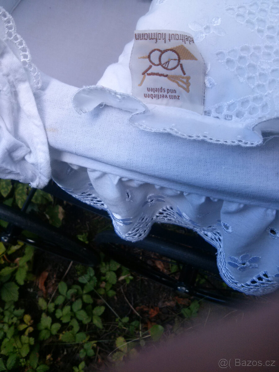 PROUTĚNY KOČAREK S MADEIR. KRAJKOU+ PANENKA ARIES NATAL 33cm - 6