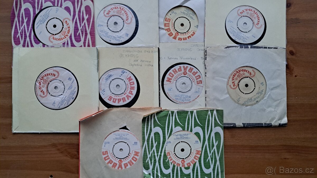 Staré vinylové SP a LP - 6