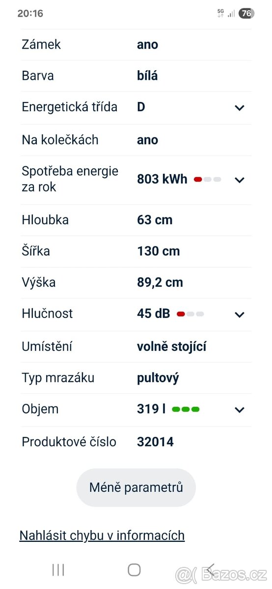 Prosklený mrazák 4 KUSY - 6