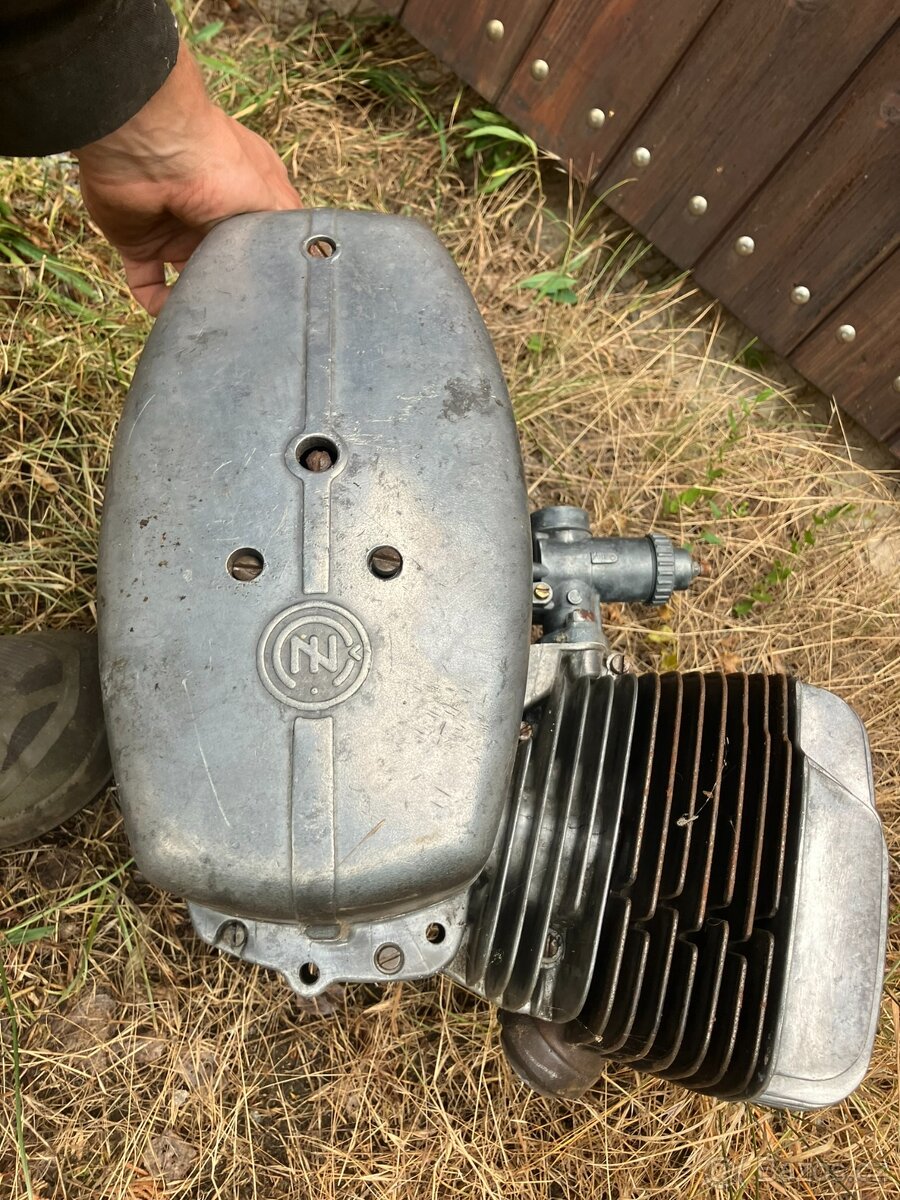 Čz 125/476 Oilmaster pěkný motor - 6
