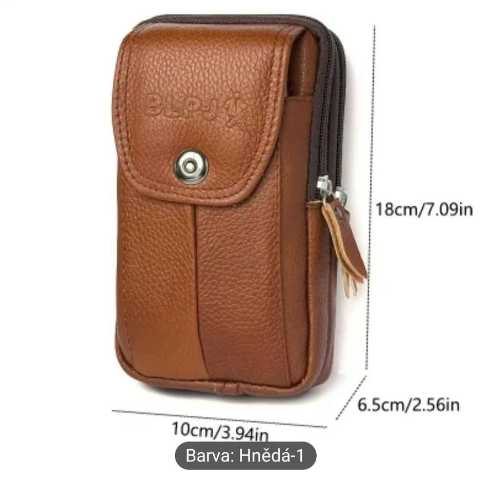 Kožená kapsa na opasek - 6