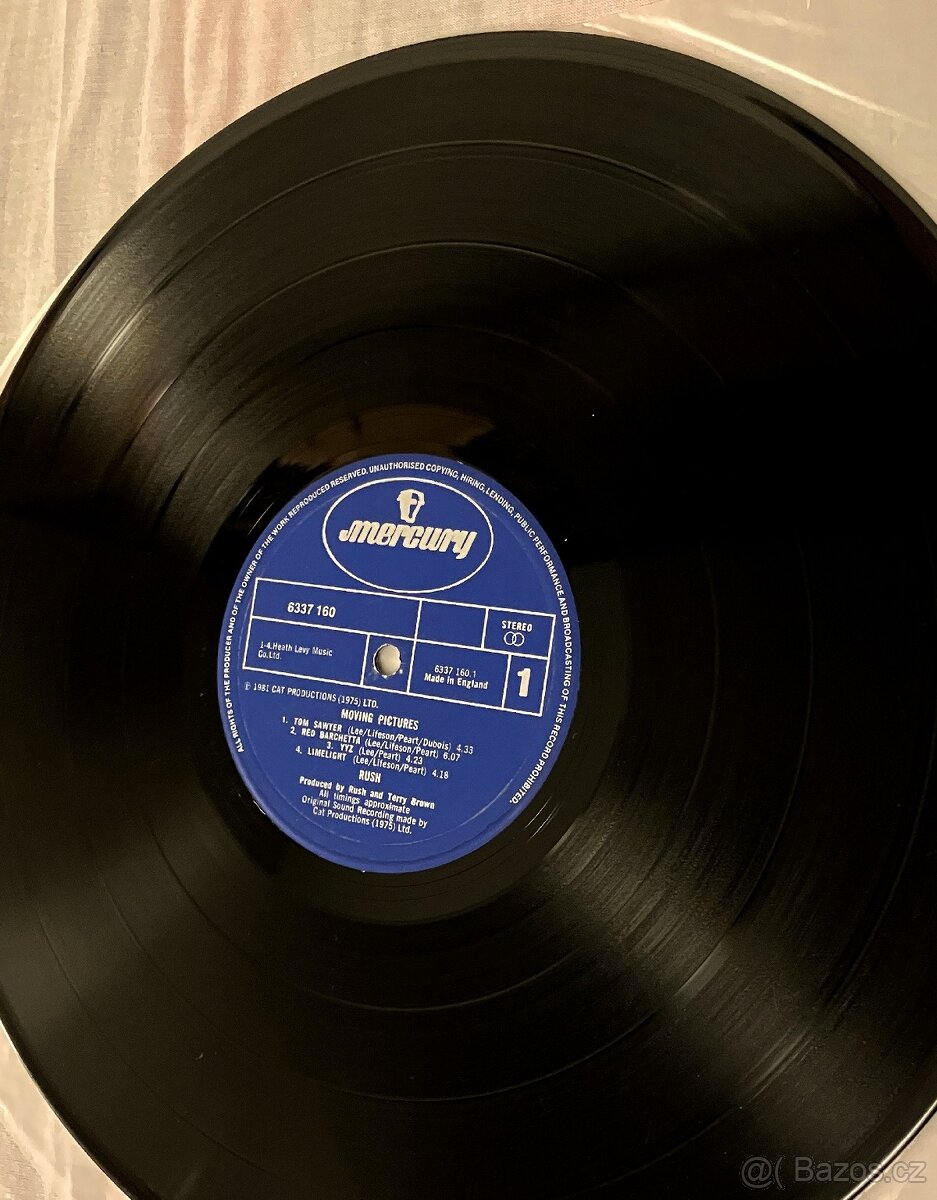 LP RUSH 1981 MOVING PICTURES UK FIRST PRESS - 6