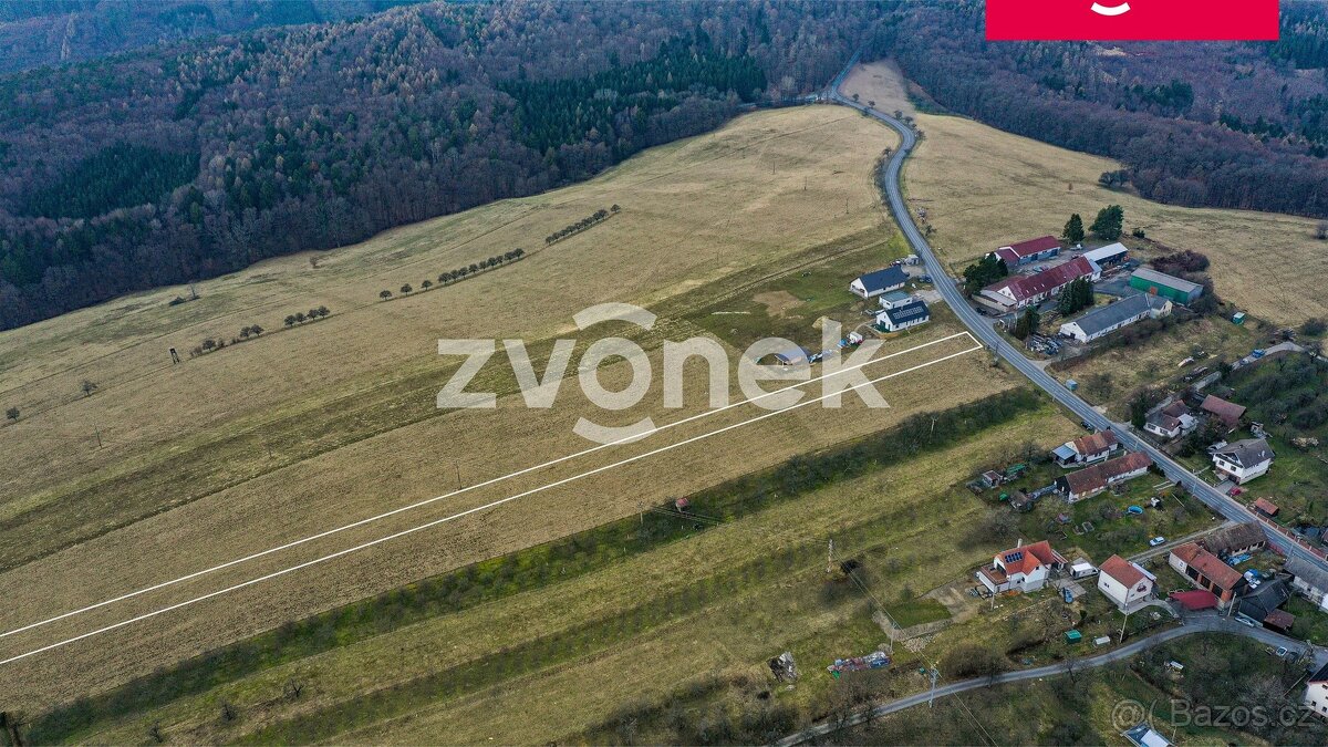 Prodej pole 3 393 m², Haluzice, ev.č. ZL04601 - 6
