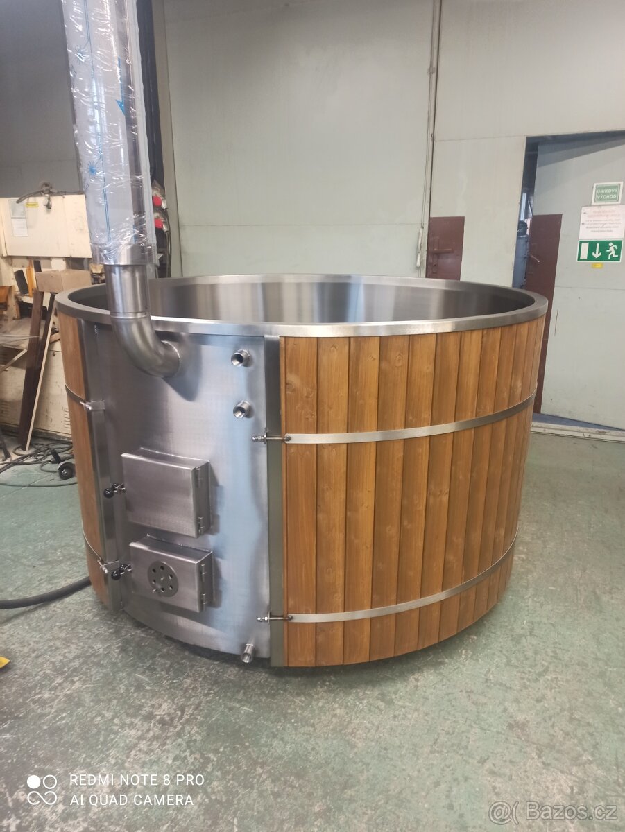 Koupací sud ,káď celonerezový. - 6