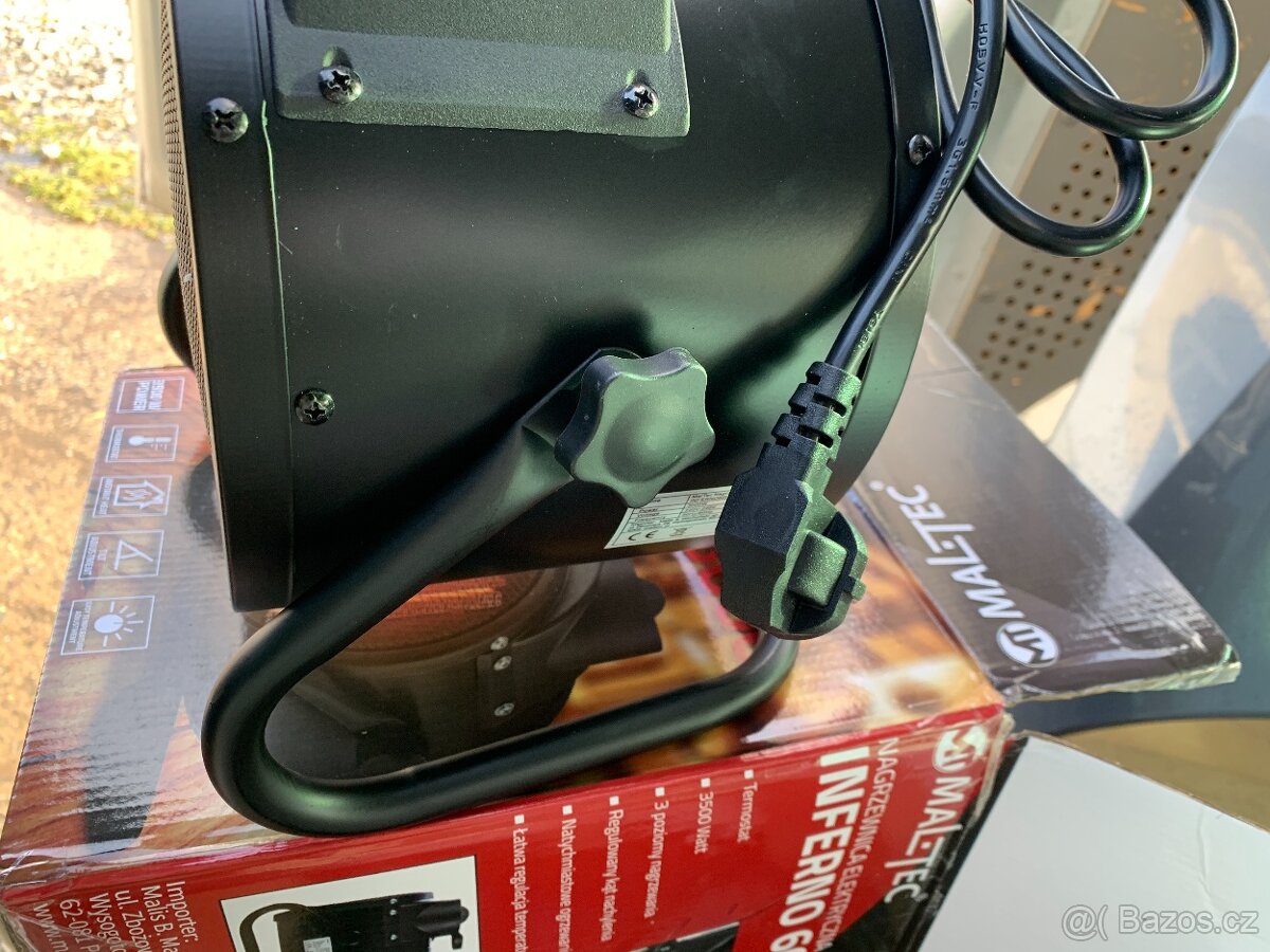 ELEKTRICKÉ TOPENÍ TOPIDLO 3,5kW OHŘÍVAČ přímotop - 6