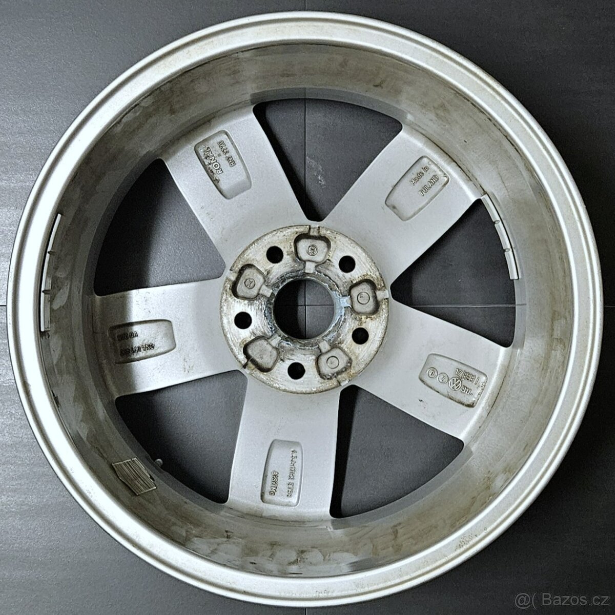 Originální ALU disky VW 6,5Jx17 ET38 A019A - 6