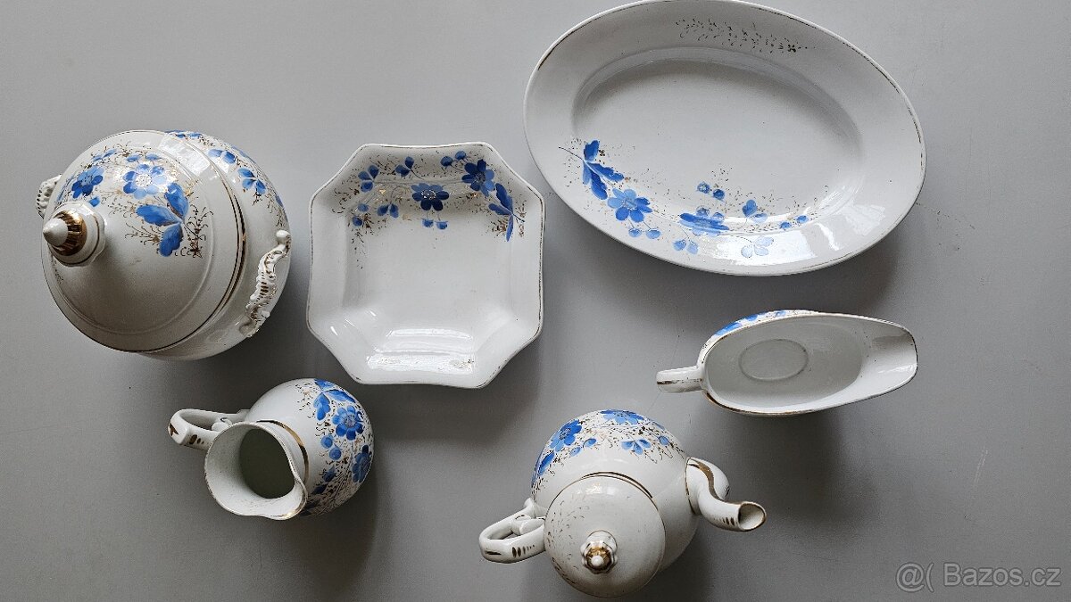 Torzo starého porcelánového jídelního servisu - 6