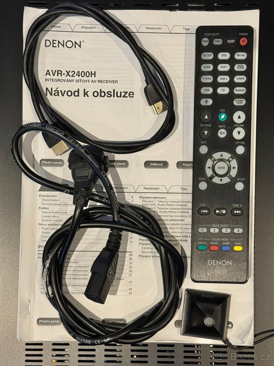 Denon AVR-X2400H 7.2 integrovaný síťový AV receiver - 6