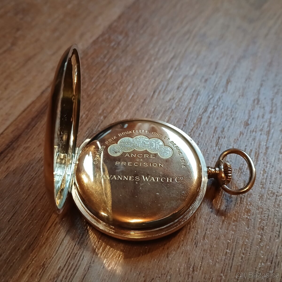 Zlaté kapesní hodinky Tawannes Watch 14K - 6