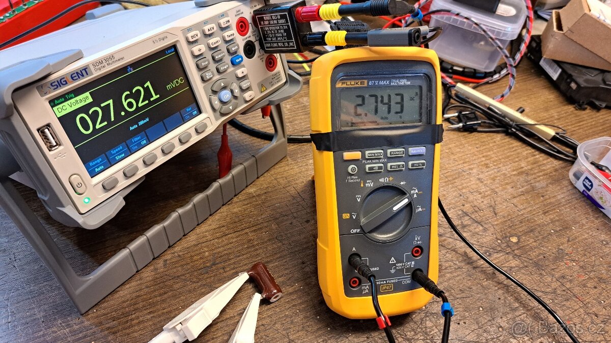 Retro proudový bočník FLUKE 80J-10 (10A/100mV) - 6