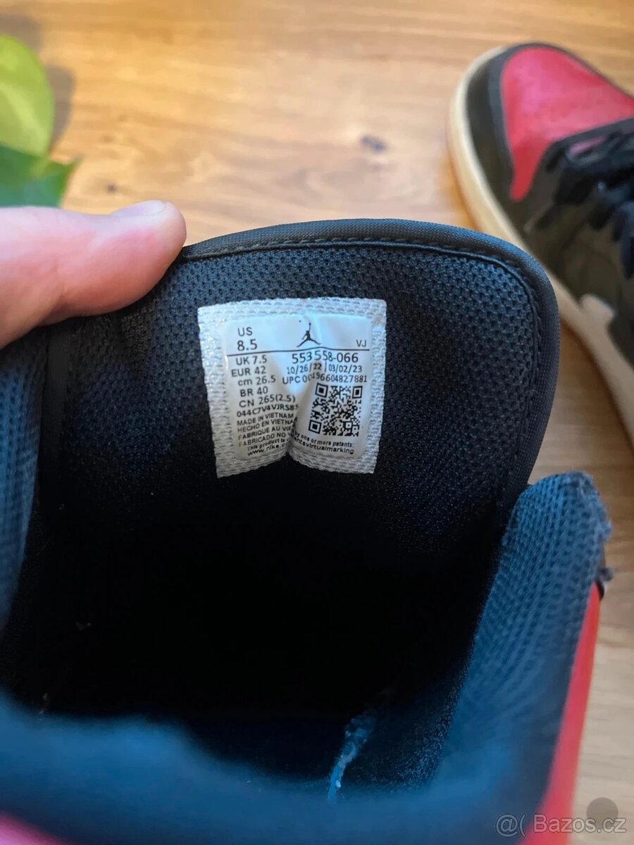 Air Jordan 1 Low Bred – vel. 42 - 6