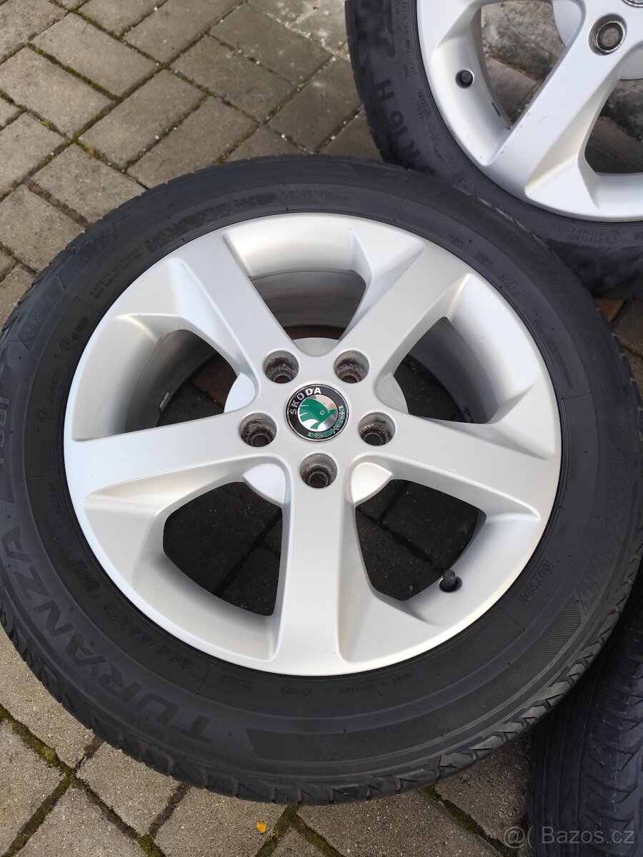ALU 5x112 r16 ŠKODA + PNEU - 6