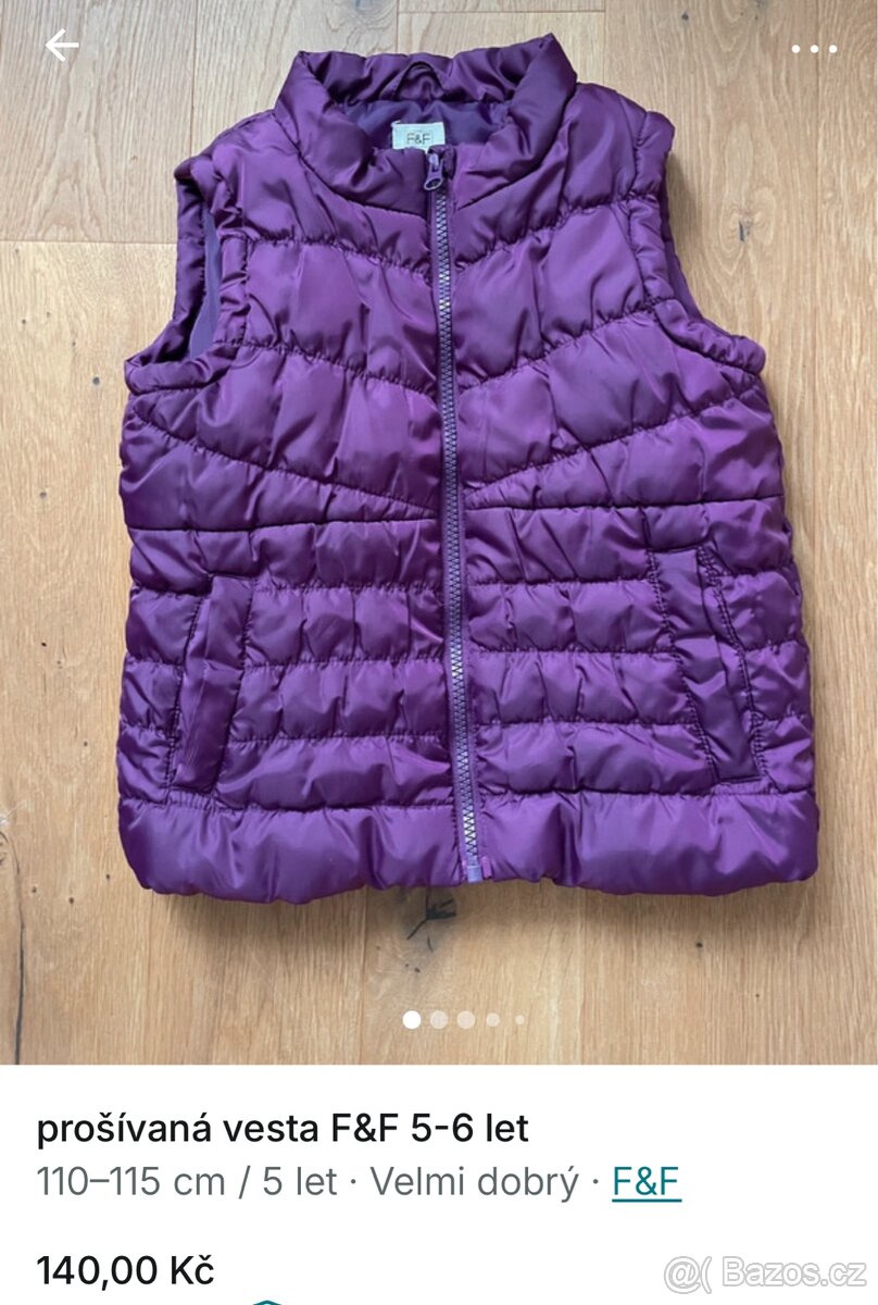 Oblečení pro holku 110 - 110/116 - bundy/šaty/trička/kalhoty - 6