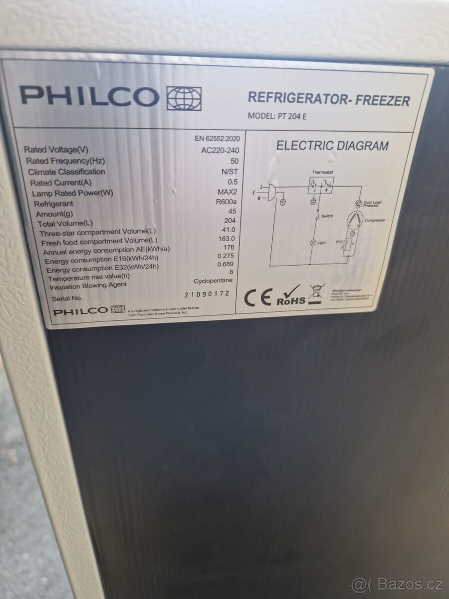 Lednice Philco s mrazakem - 6