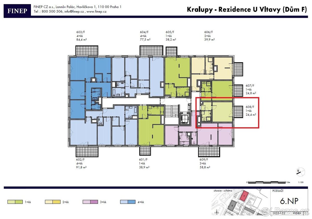 Prodej bytu 1+kk - 6