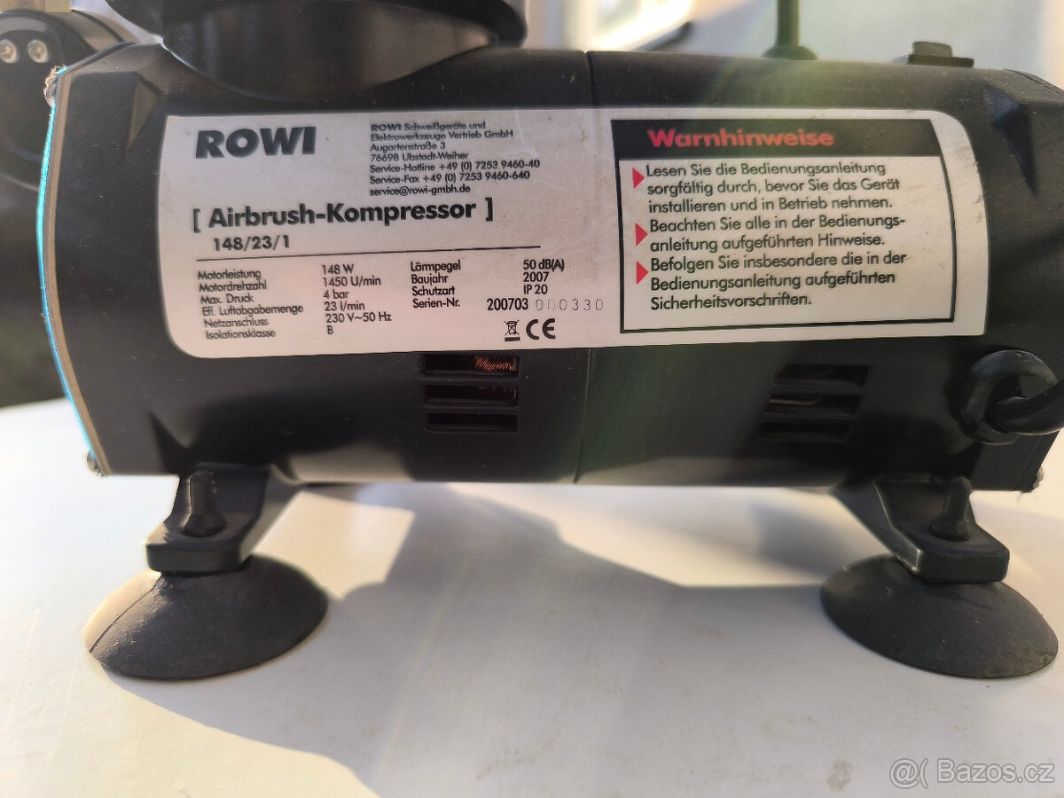 Airbrush kompresor Rowi,modelářství - 6