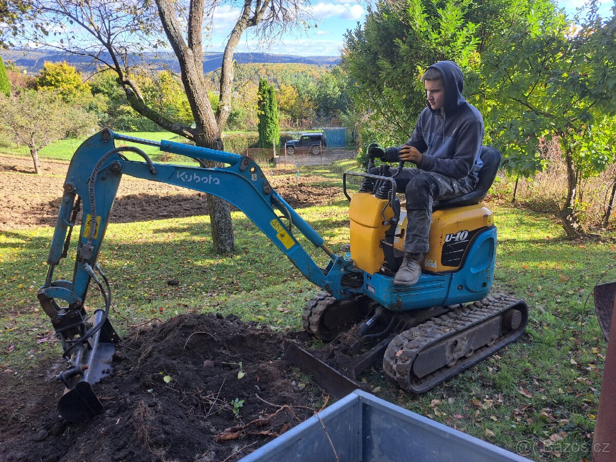 Minibagr Kubota U10-3 - 6