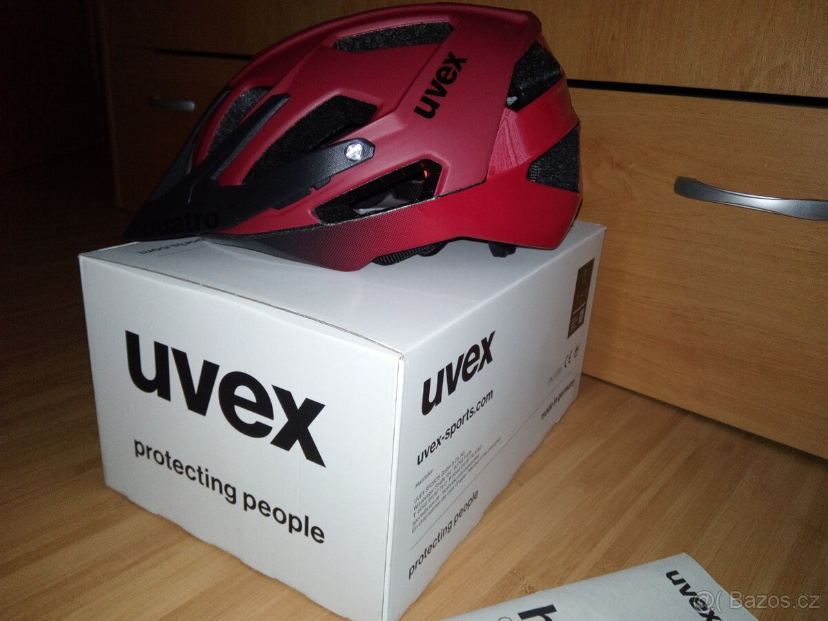 Nová přilba Uvex Quatro CC, 56-61cm - 6