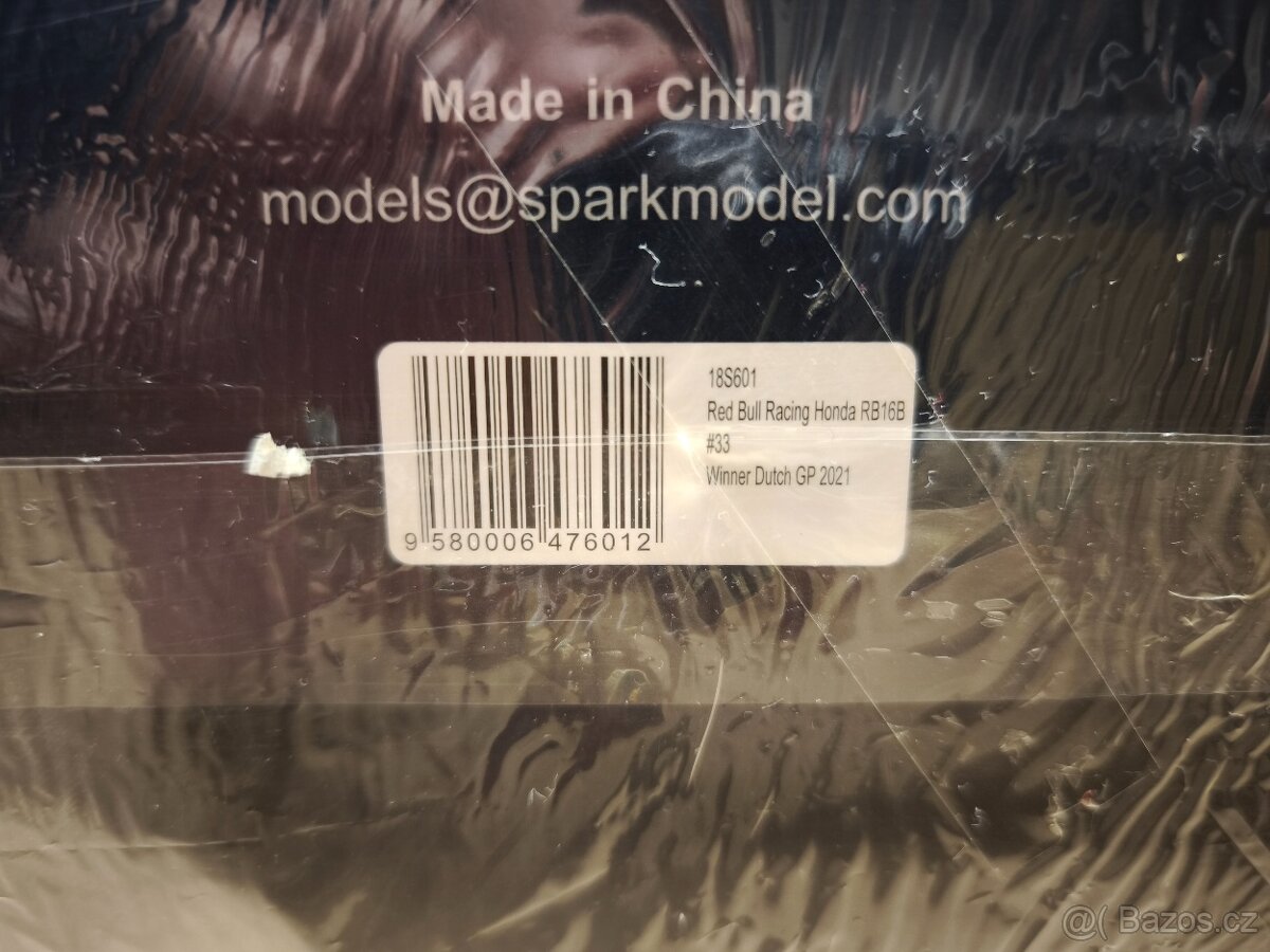 F1 Redbull RB16B Verstappen GP Holandska 2021 Spark 1:18 - 6