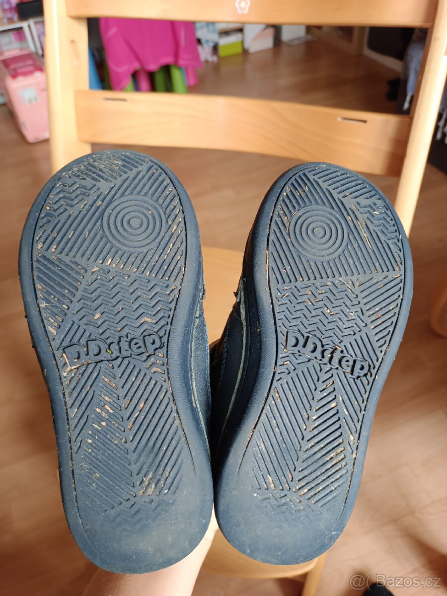 Dětské zimní kožené kotníkové boty vel. 28 Zn. D.D.Step - 6
