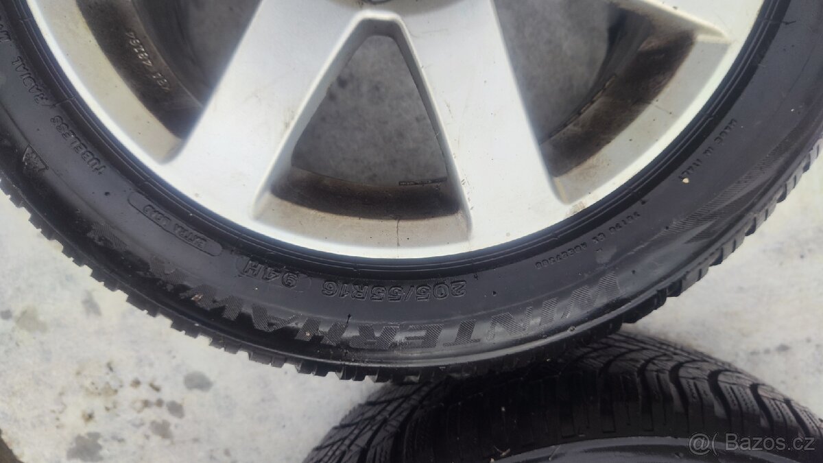 ALU disky s pneu 205/55/r16 - 6