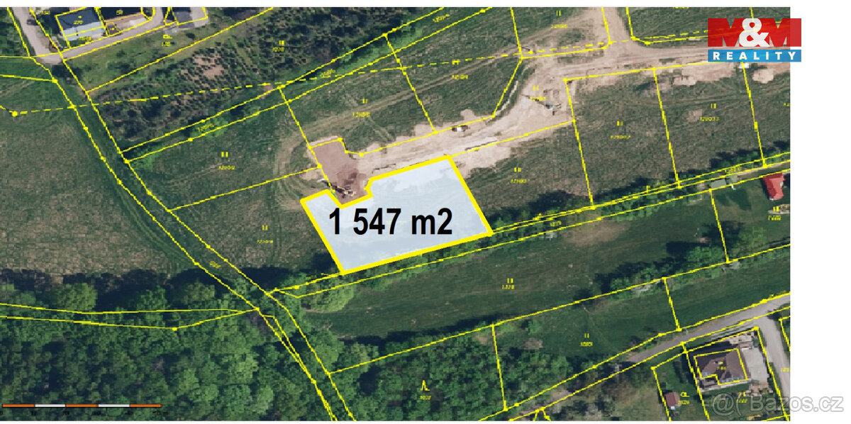 Prodej pozemku k bydlení, 1547 m², Žernov, ul. Žernov - 6