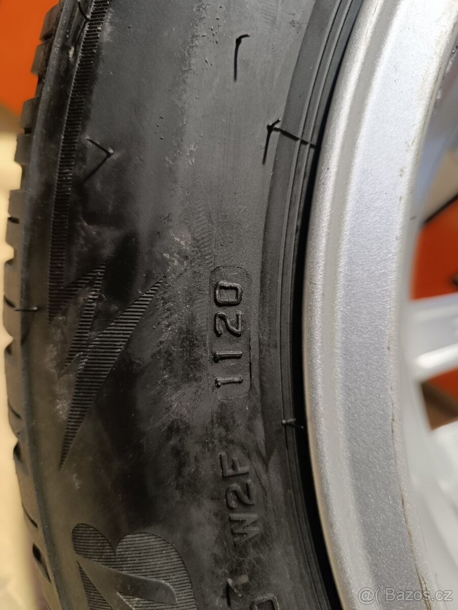 ALU kola Oxxo, 6,5x16'' 5x112+zimní pneu 205/60R16 - 6