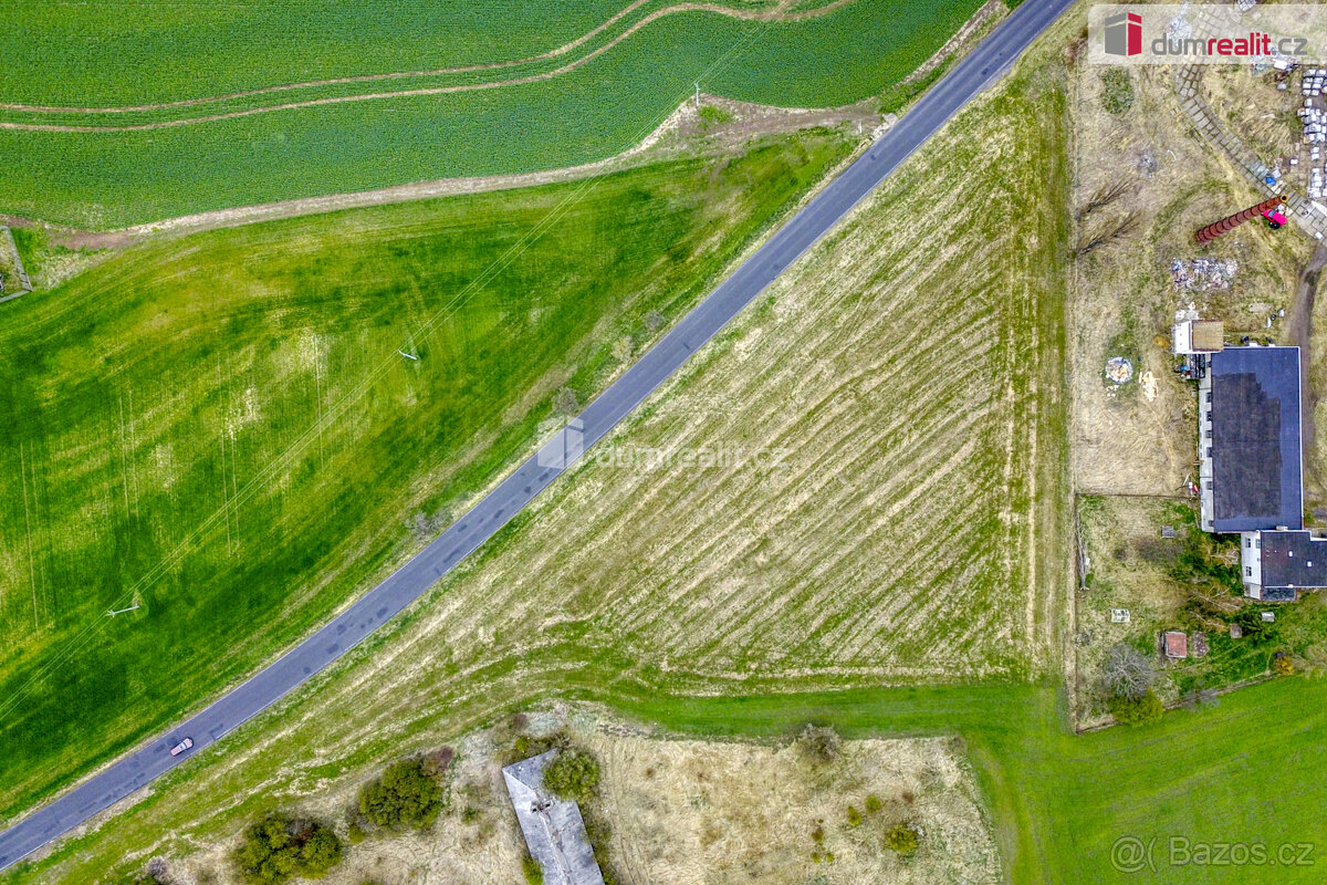 Krásný st. pozemek 901 m2 Krásný Dvůr, Louny - 6