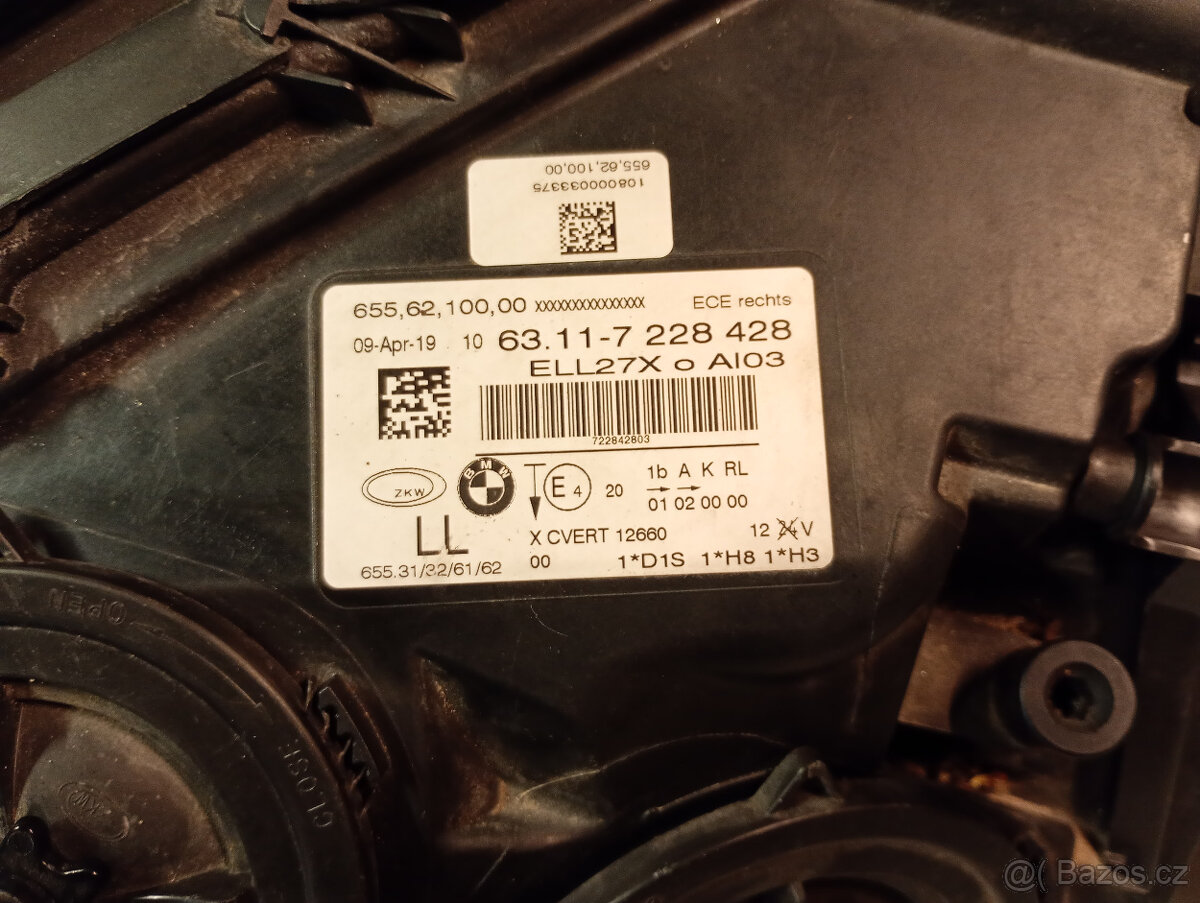 Dynamic Xenon BMW F01 / F02 -- kusovka PRAVÁ - 6