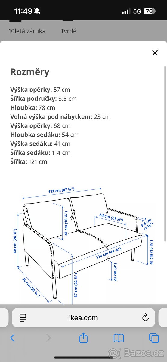 prodam malou sedaci soupravu - 6