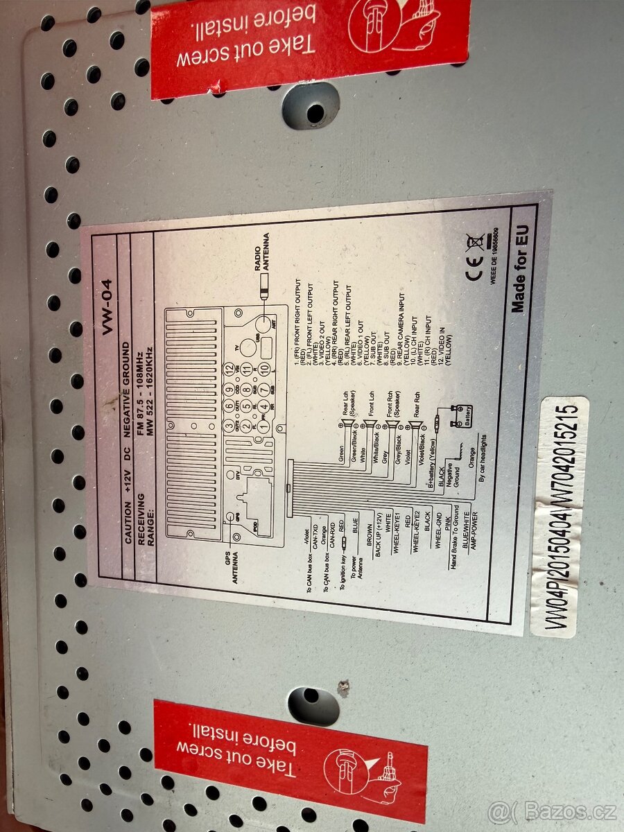 Autorádio, navigace, Volkswagen B6,B7,B8 - 6