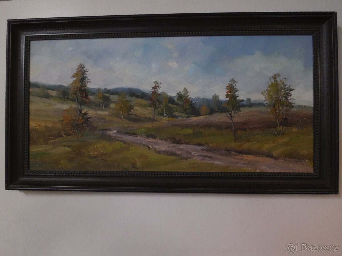 Obraz staré chaloupky ,lokalita Křižánky + další obrazy - 6