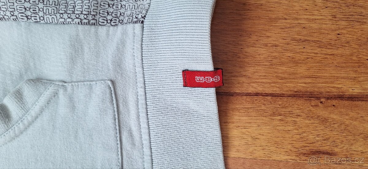 Dámská světle šedivá mikina SAM - 6