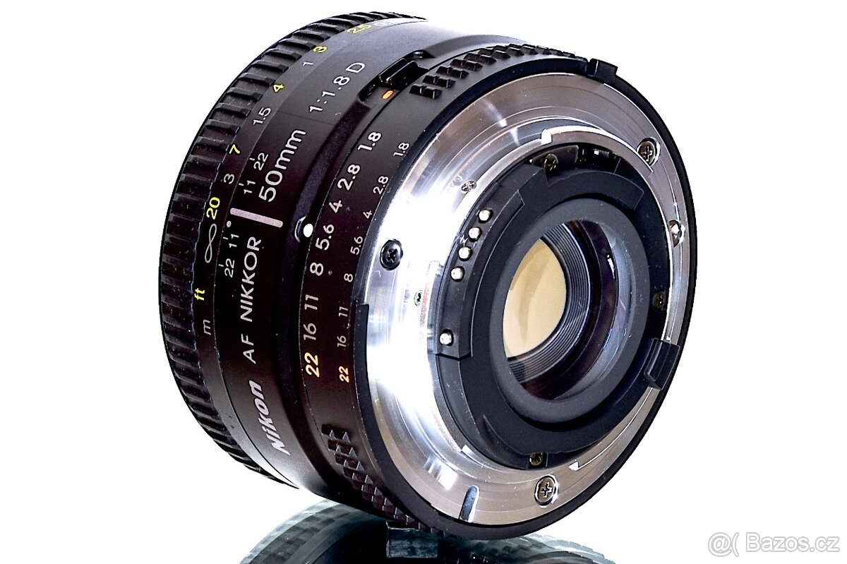 Nikon AF Nikkor 50mm 1,8D + UV Kenko NEPOUŽITÝ - 6