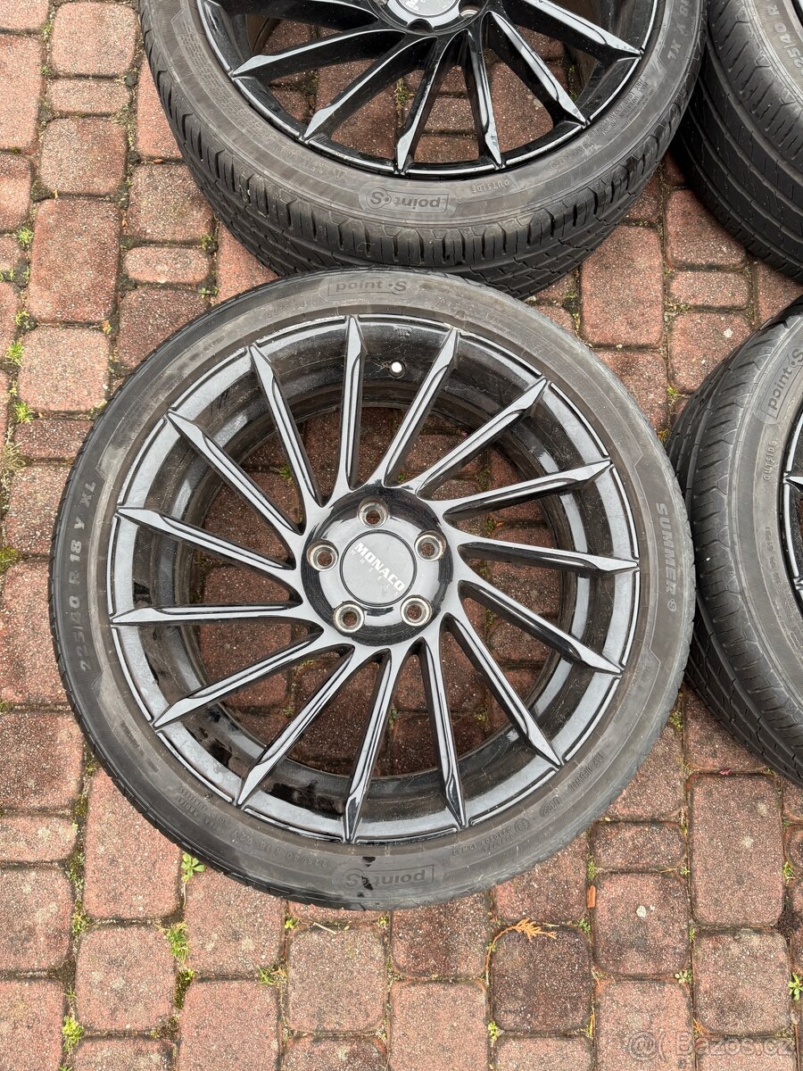 ALU Kola Monaco 5x112, R18 Letní pneu - 6