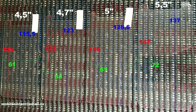 Tvrzené Ochranné sklo Universální 5,5" - 6