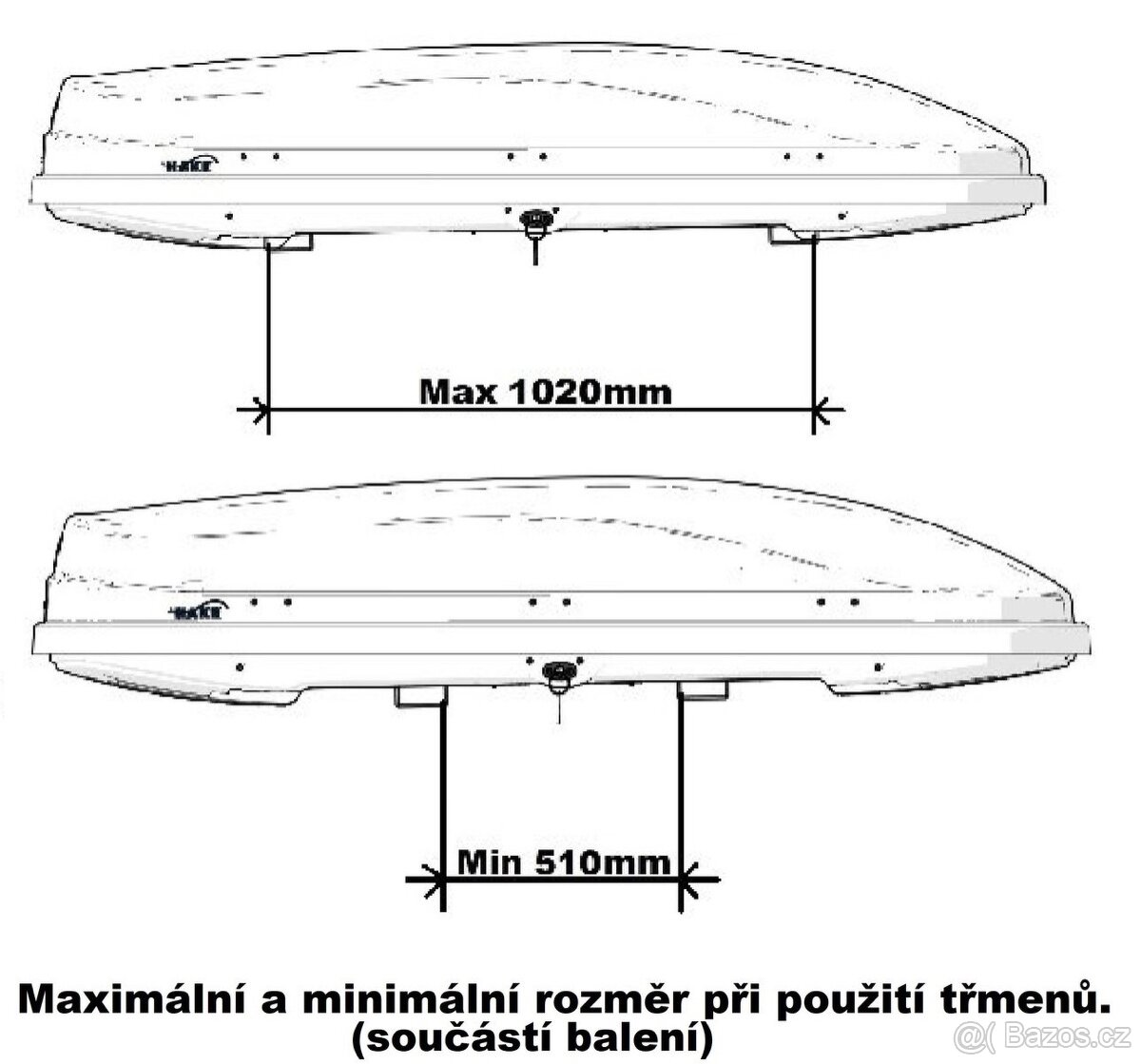 Pronájem střešního boxu Hakr - 6