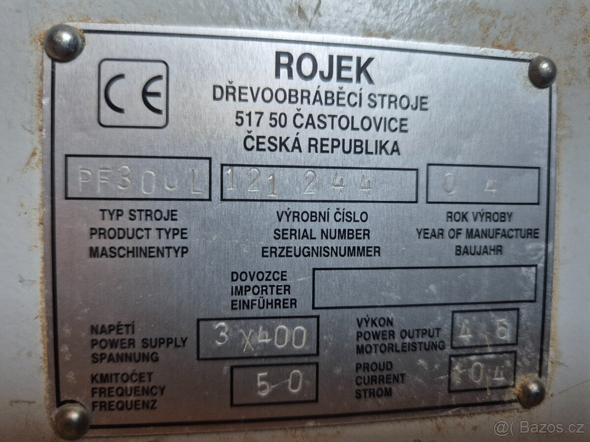 Formátovací pila ROJEK PF 300L - 6