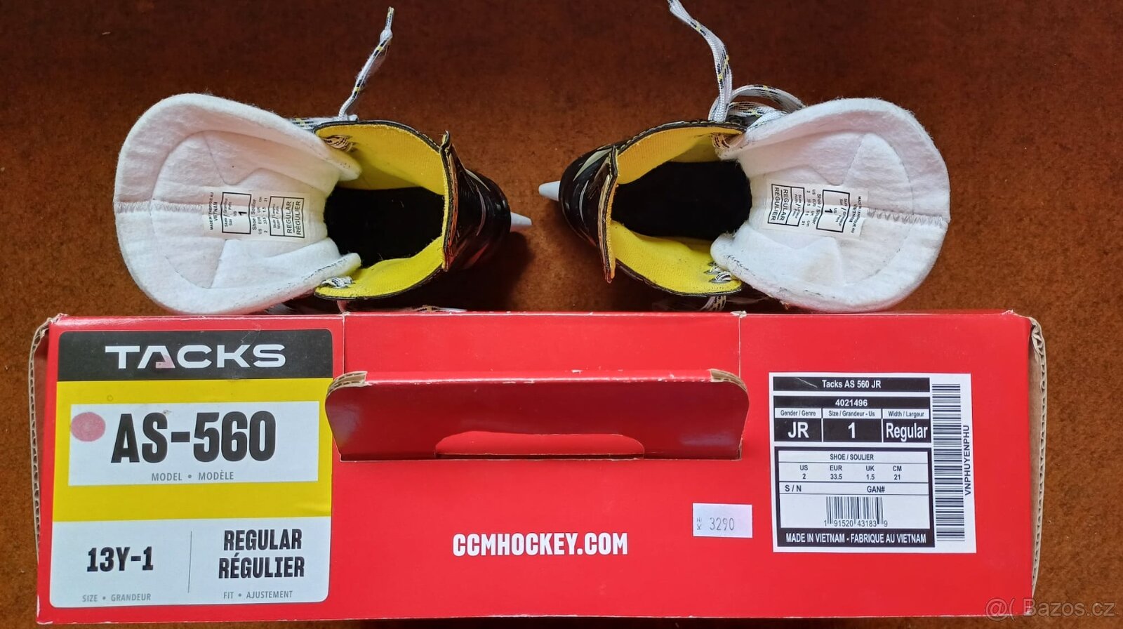 Brusle CCM AS-560 Junior dvojvelikost 32,5 / 33,5 - 6