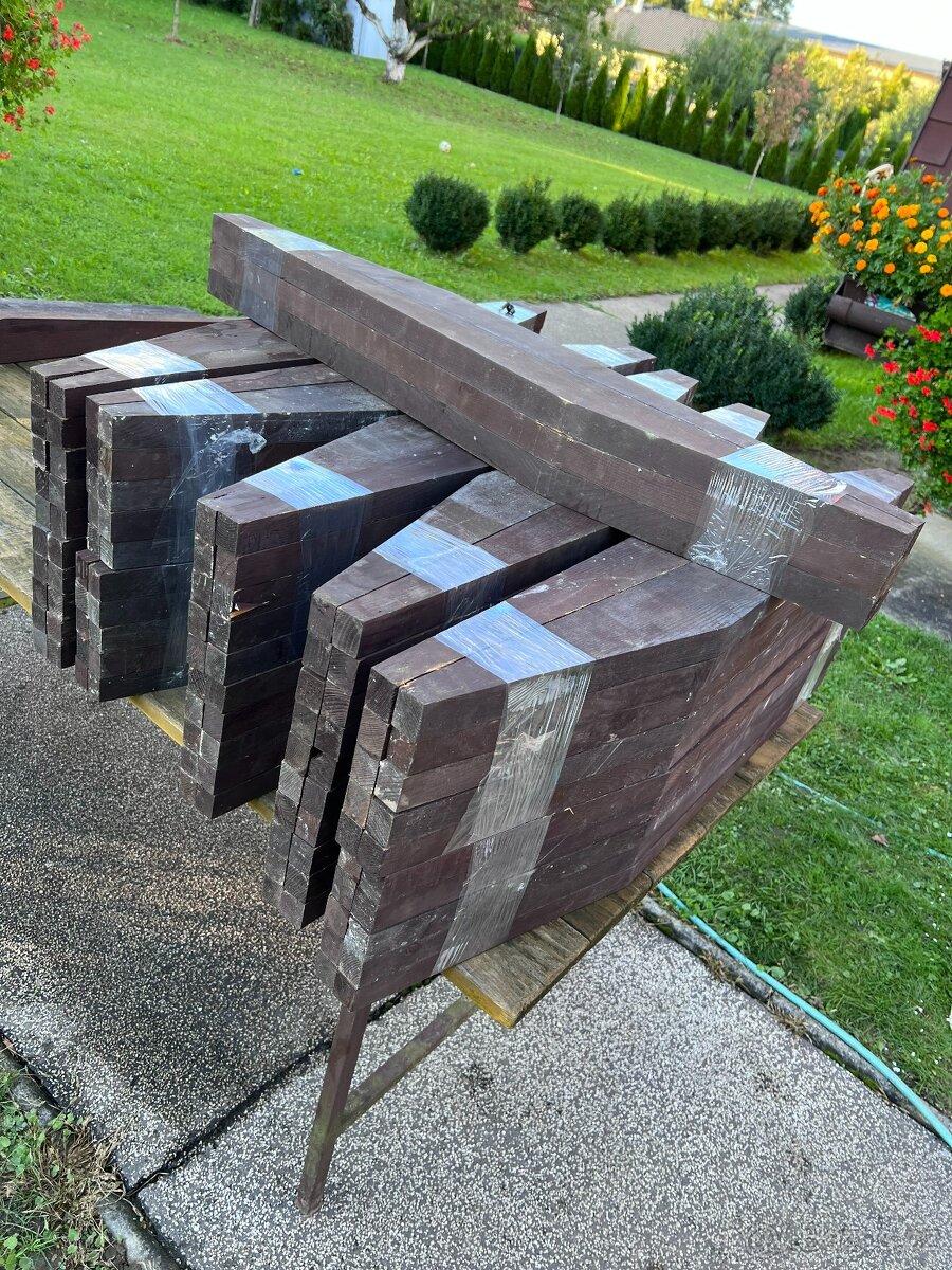 PLOTOVKY / PLOTOVÉ PLAŇKY - dřevo masiv - 6