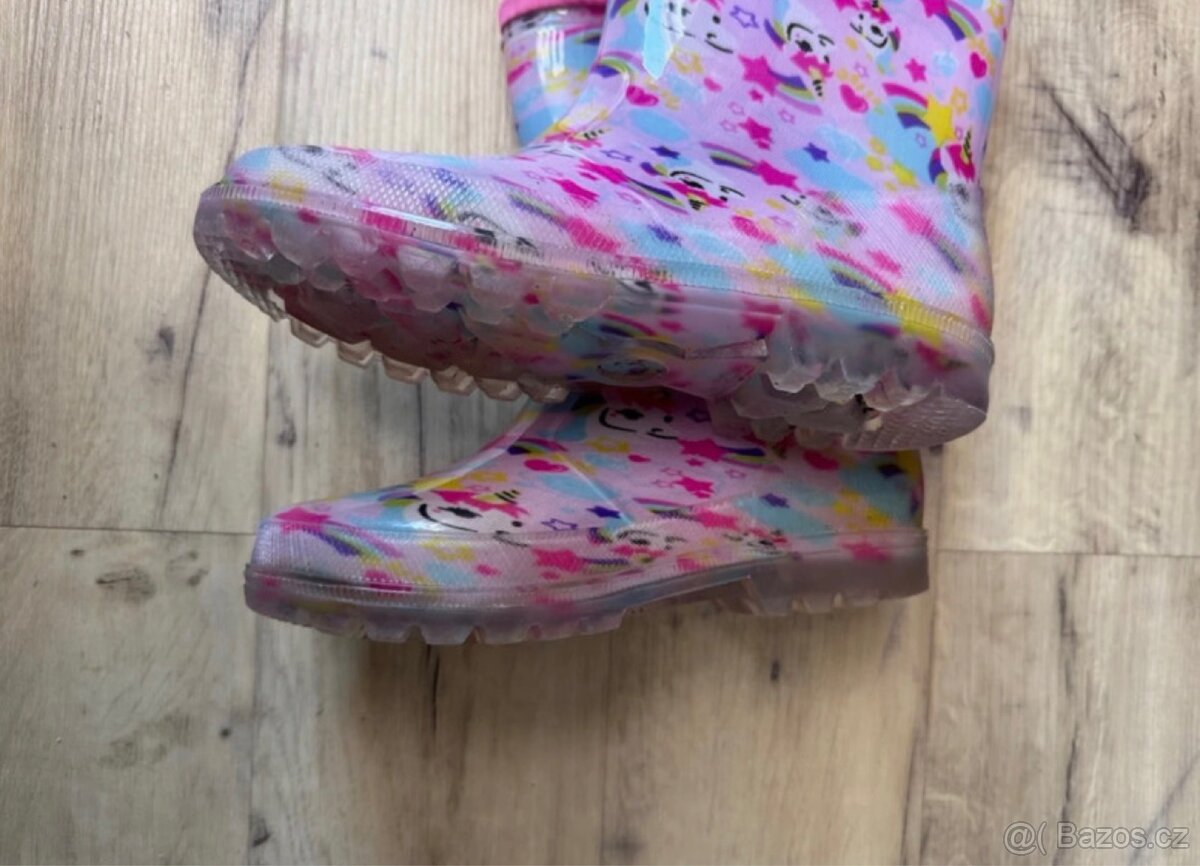 Gumáky s jednorožci 33/ 21 cm - 6