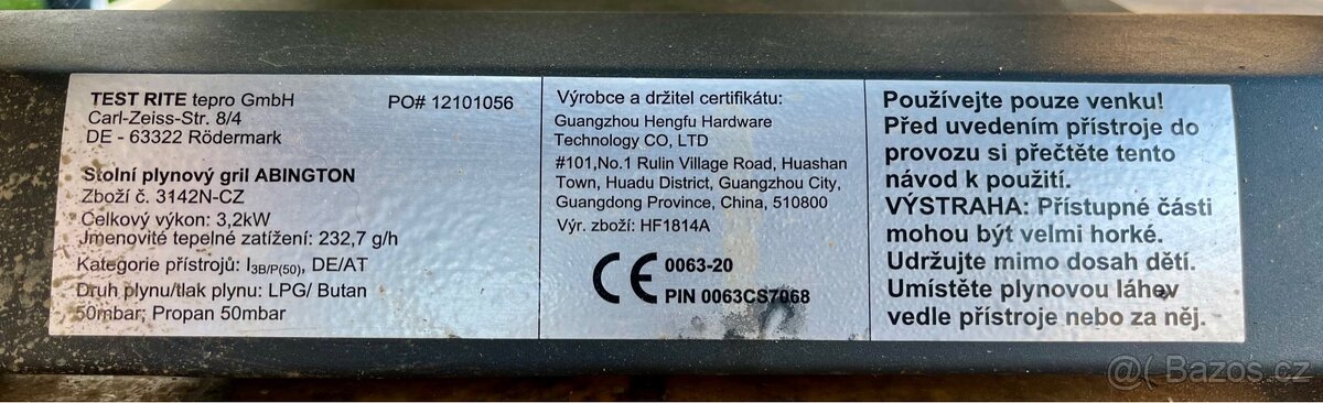 Plynový gril Tepro - 6