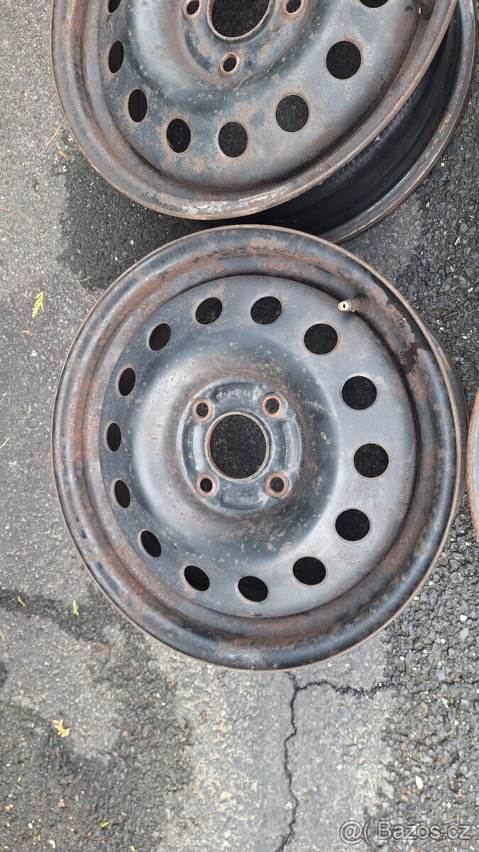 Plechové disky Ford 4x108 R15 - 6