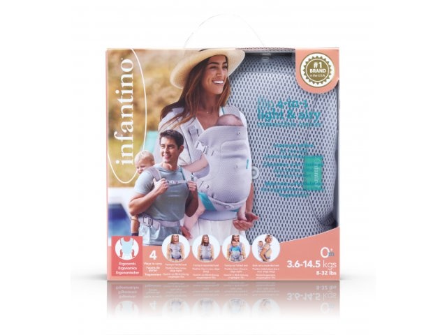 Infantino Nosítko Flip 4v1 Light & Airy - 6