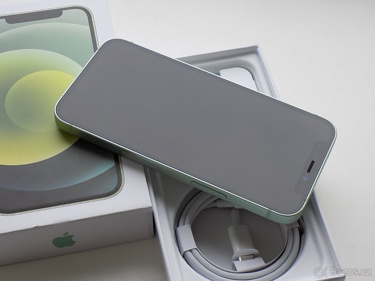 Apple iPhone 12 mini 128GB Zelený - ZÁRUKA - 100% BATERIE - 6