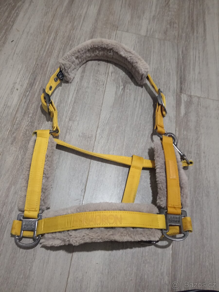 Ohlavka eskadron Vintage gold - 6