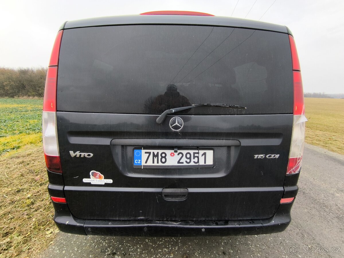 Mercedes Vito/Viano 3.2benzin+LPG 8míst automat - 6