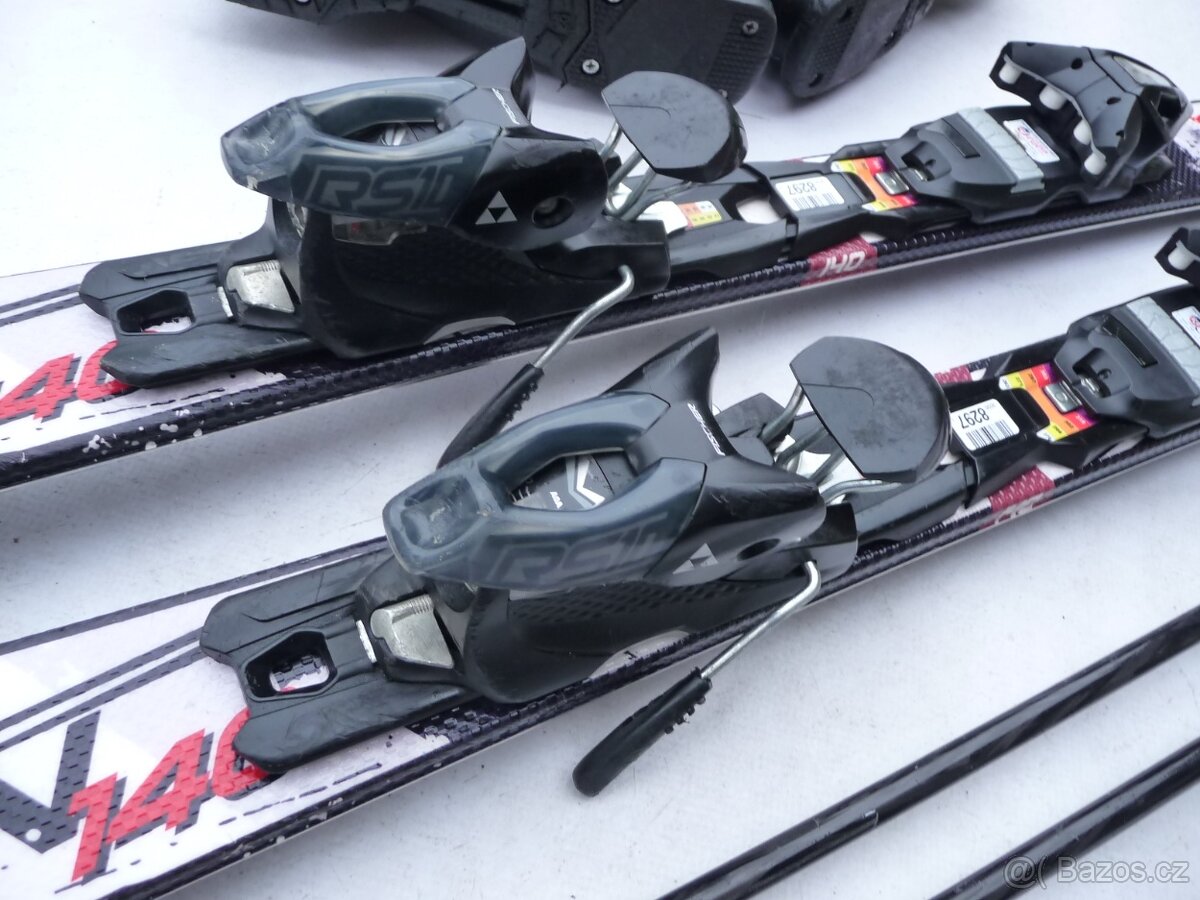 17. Lyže FISCHER - 140 cm + boty SALOMON 40eu + HOLE - set - 6