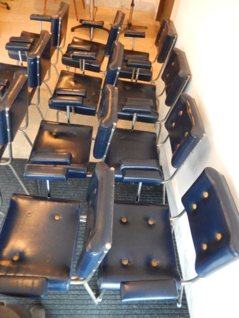 Křesla chromovaná čalouněná 12kusů, Belet OPP Vejprty - 6