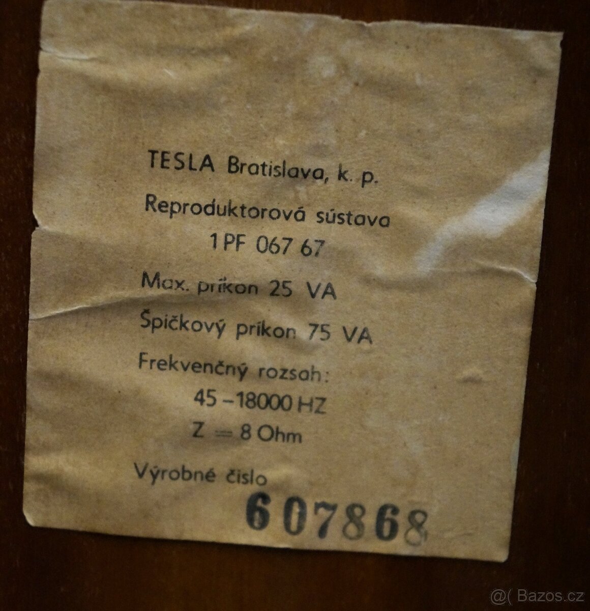 TESLA 1PF 067 67 / ARS-1038 - 6